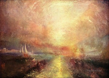 Turner Painting - Yate acercándose a la costa Turner